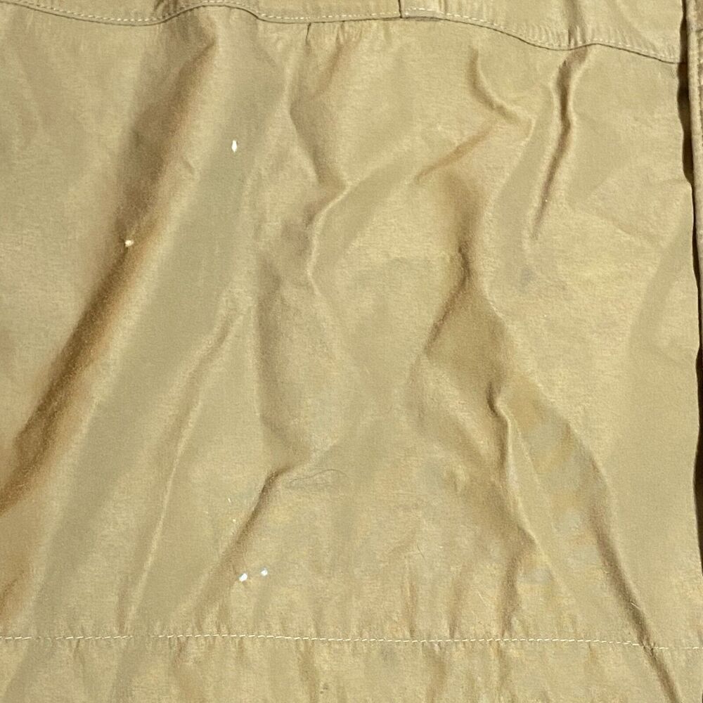 Vintage Holubar Gore tex hooded rain jacket cargo pockets work stains Large - Picture 6 of 12
